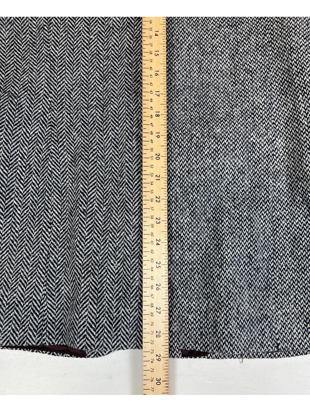 Laura Jefferies Wool Blend Herringbone Blazer Jacket Womens Small Vintage USA - Picture 7 of 9